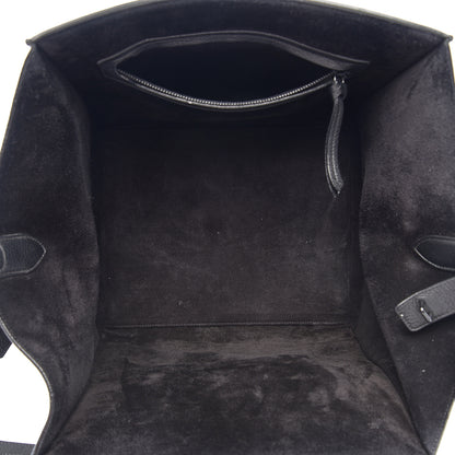 Celine Supple Calfskin Medium Phantom Luggage Black 4 of 11