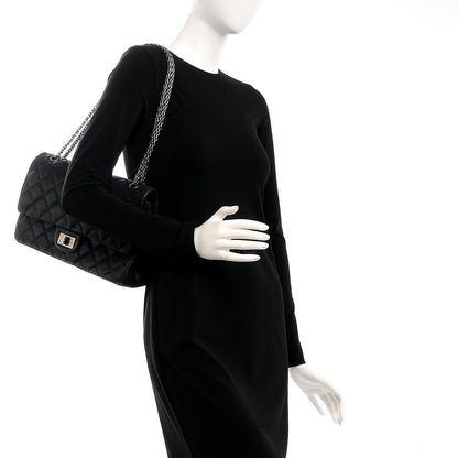 Chanel Iridescent Calfskin Quilted 2.55 Reissue 227 Flap Black 2 of 12