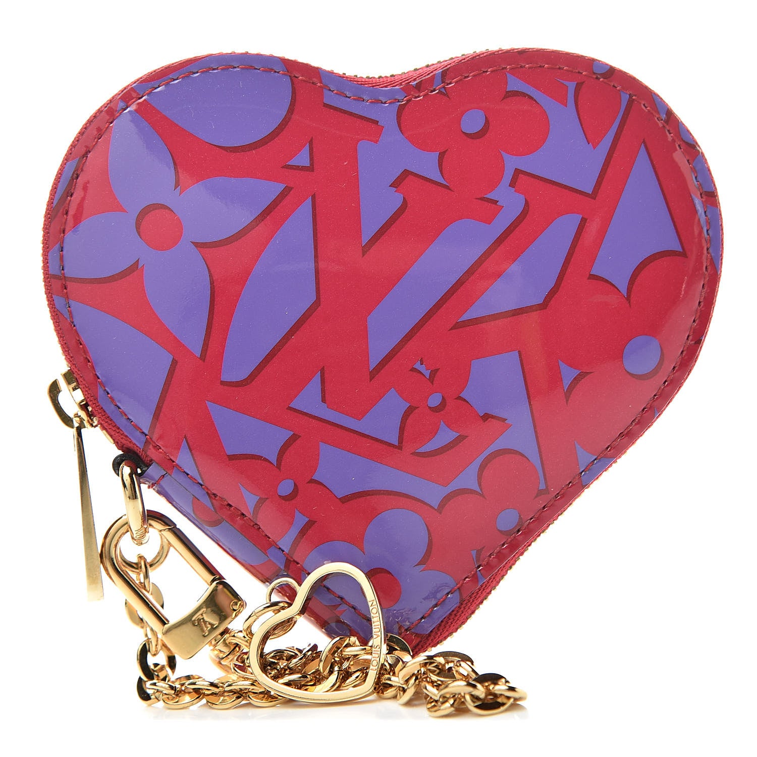 Louis Vuitton Patent Sweet Monogram Coeur Heart Coin Purse Rose Indien 1 of 6