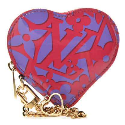 Louis Vuitton Patent Sweet Monogram Coeur Heart Coin Purse Rose Indien 1 of 6