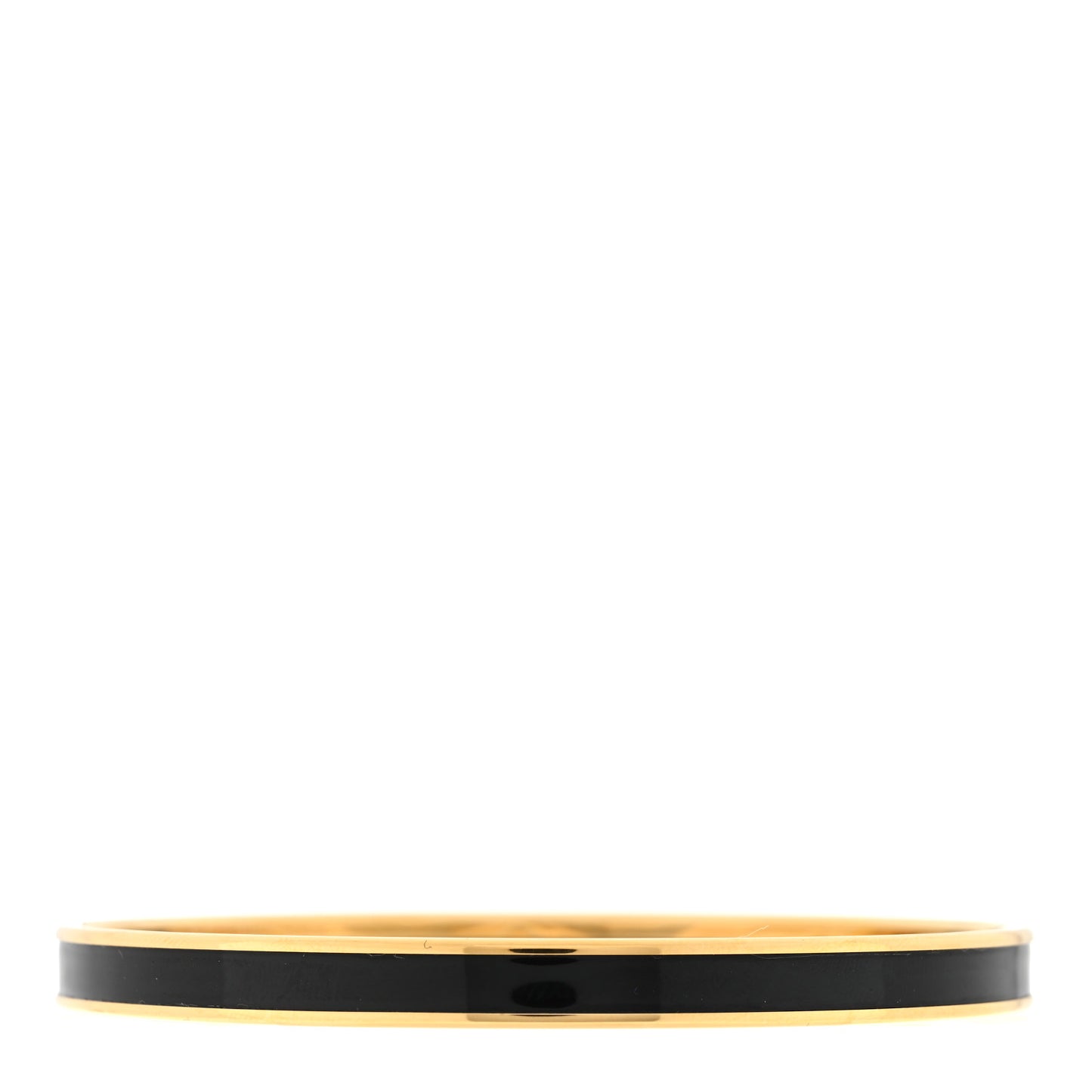 Enamel Extra Narrow Uni Bracelet 62 Black