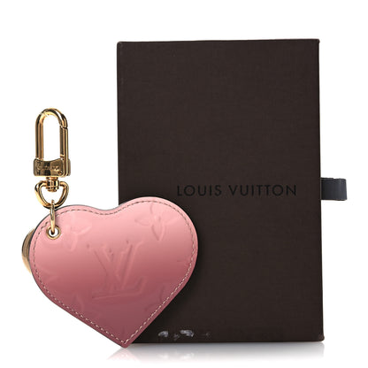 Louis Vuitton Vernis Degrade Heart Bag Charm Pink 6 of 6