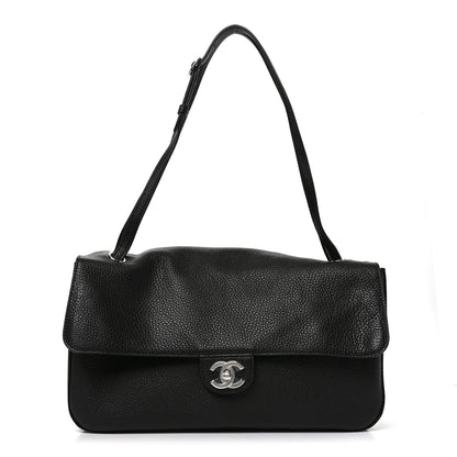 Chanel Grained Calfskin Small Souplissimo Maxi Flap Black 1 of 10