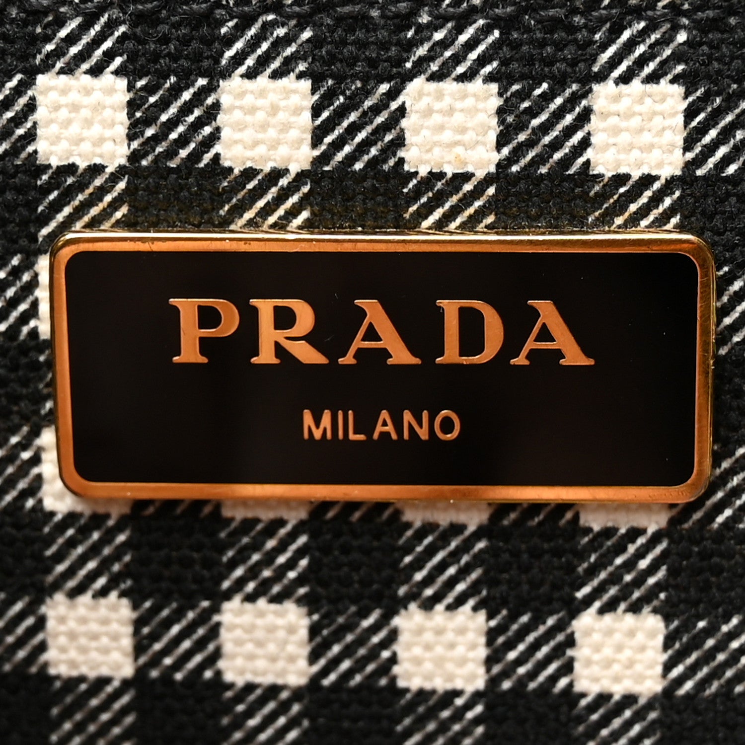Prada Canapa Small Logo Tote Black Talco 6 of 14
