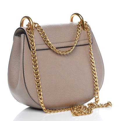 Chloe Grained Lambskin Drew Shoulder Bag Motty Grey 3 of 10