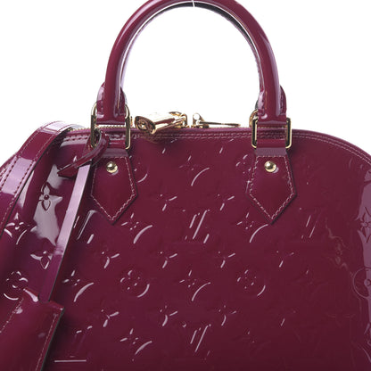 Louis Vuitton Vernis Alma PM Magenta 7 of 9