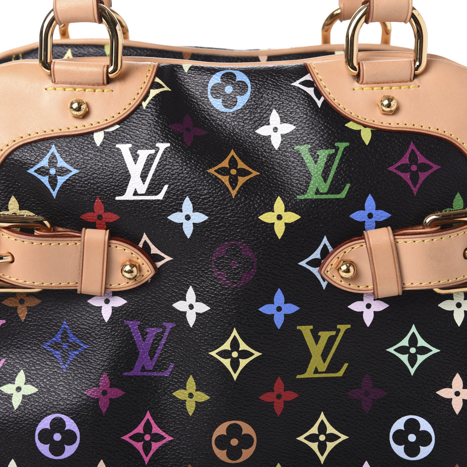 Louis Vuitton Monogram Multicolor Claudia Black 9 of 9