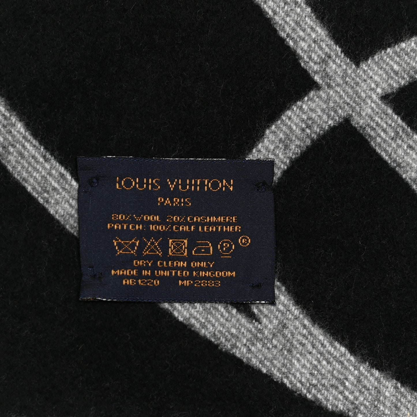 X NBA Wool Cashmere Basket Court Scarf