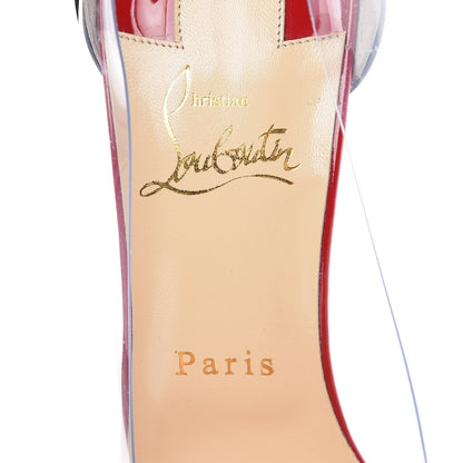 Christian Louboutin Patent PVC Debout 100 Pumps 37 Black Transparent 7 of 7