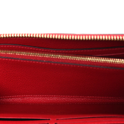 Louis Vuitton Empreinte Clemence Wallet Scarlet 5 of 8