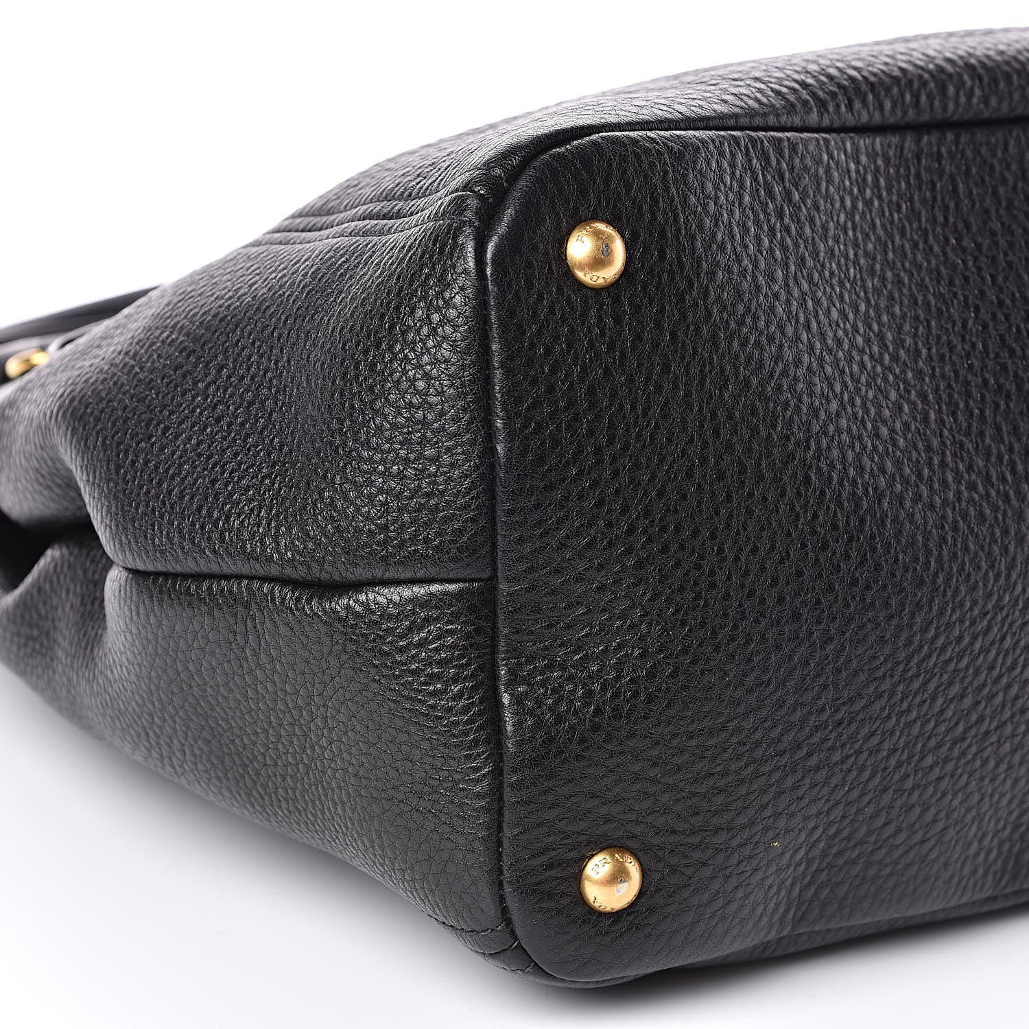 Prada Vitello Daino Shoulder Bag Black 7 of 11