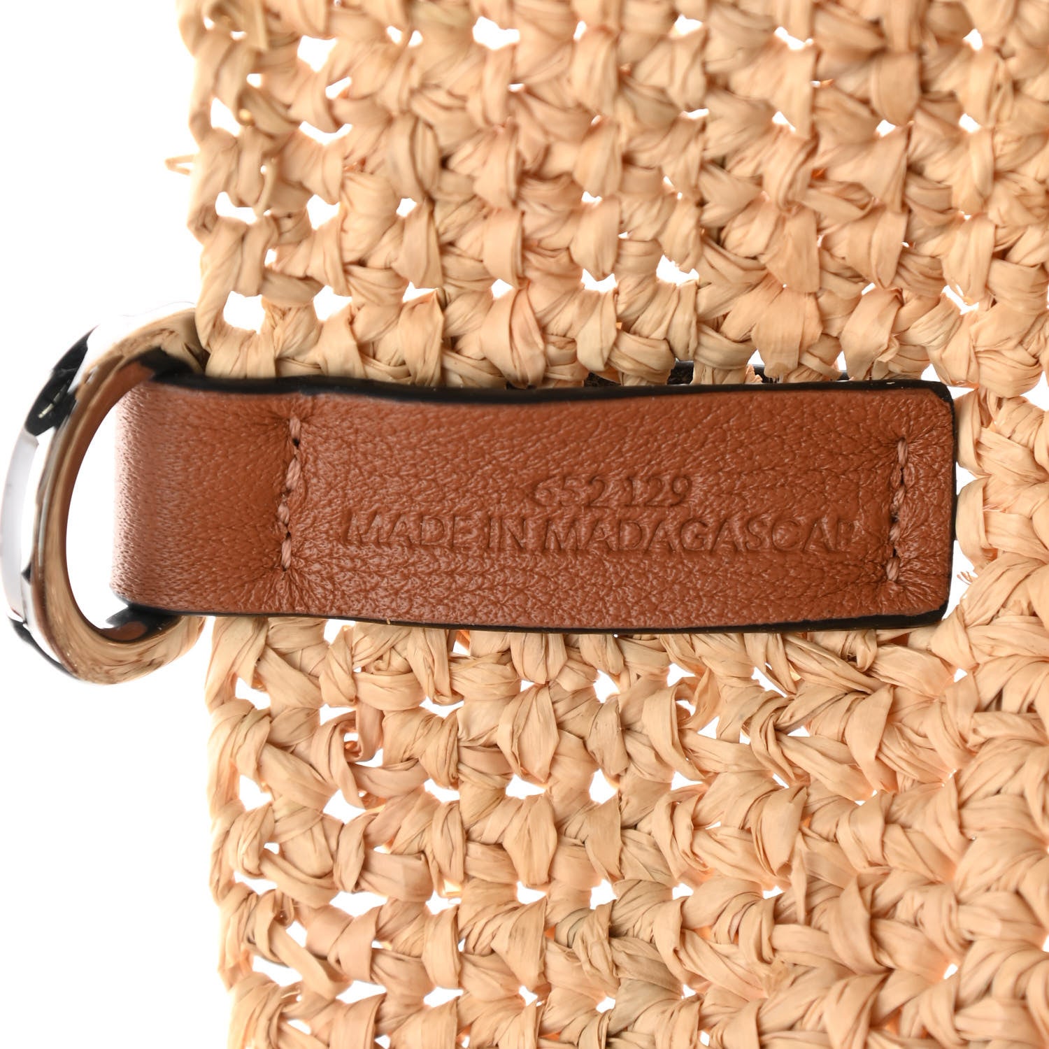 Loewe Raffia Paula's Ibiza Slit Tote Bag Natural Tan 6 of 10