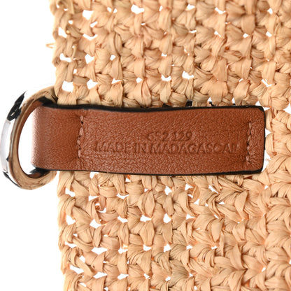 Loewe Raffia Paula's Ibiza Slit Tote Bag Natural Tan 6 of 10