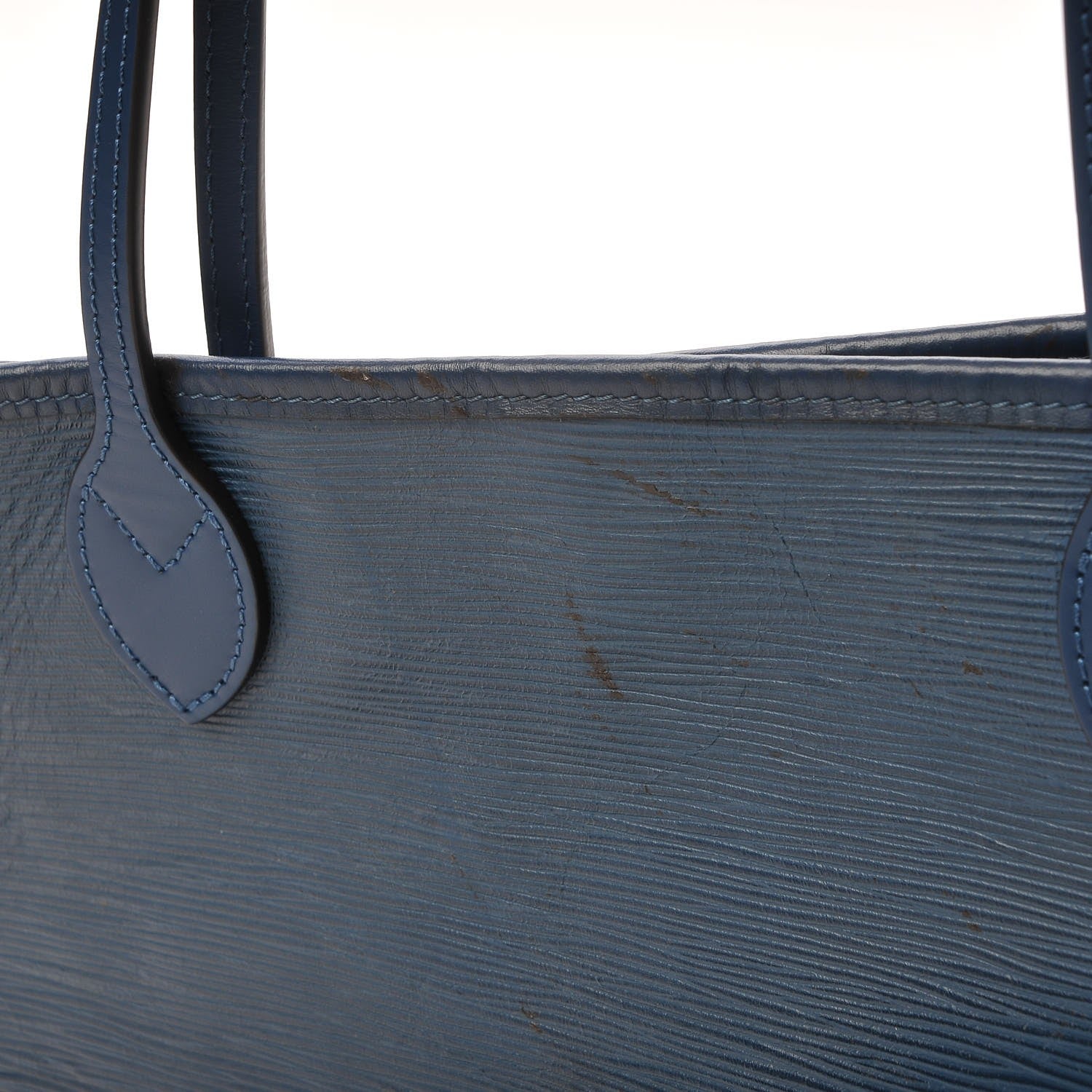 Louis Vuitton Epi Neverfull MM Blue Celeste 11 of 16