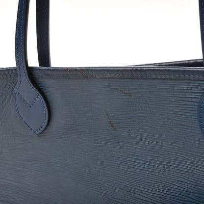 Louis Vuitton Epi Neverfull MM Blue Celeste 11 of 16