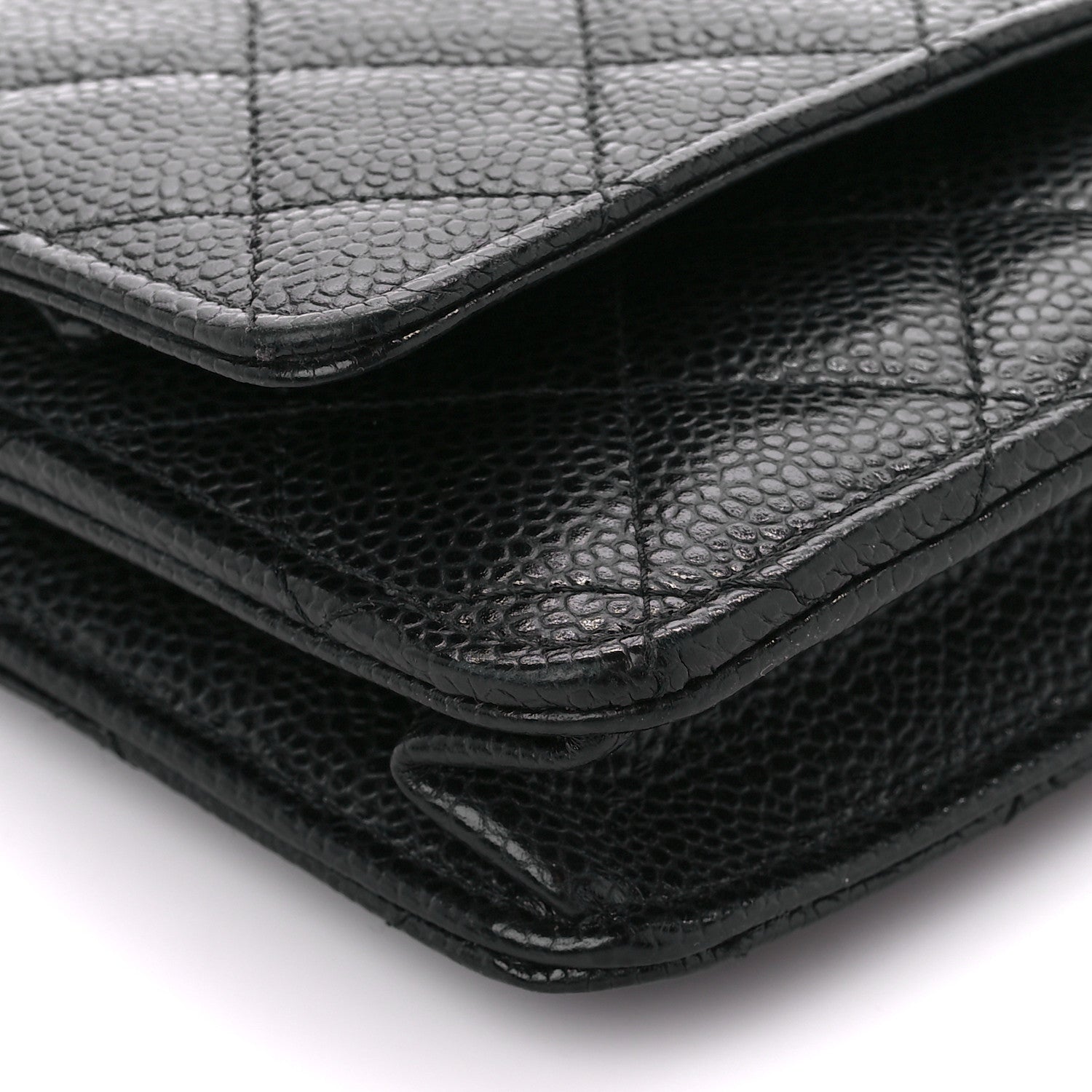 Chanel Caviar Quilted Wallet on Chain WOC Black 9 of 11