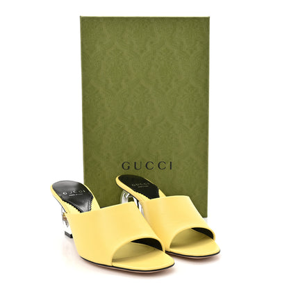 Gucci Malaga Kid Interlocking G Sandals 36.5 Banana 10 of 10