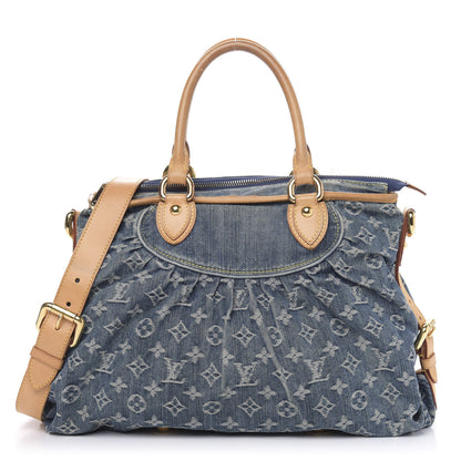 Louis Vuitton Denim Neo Cabby MM Blue 1 of 18