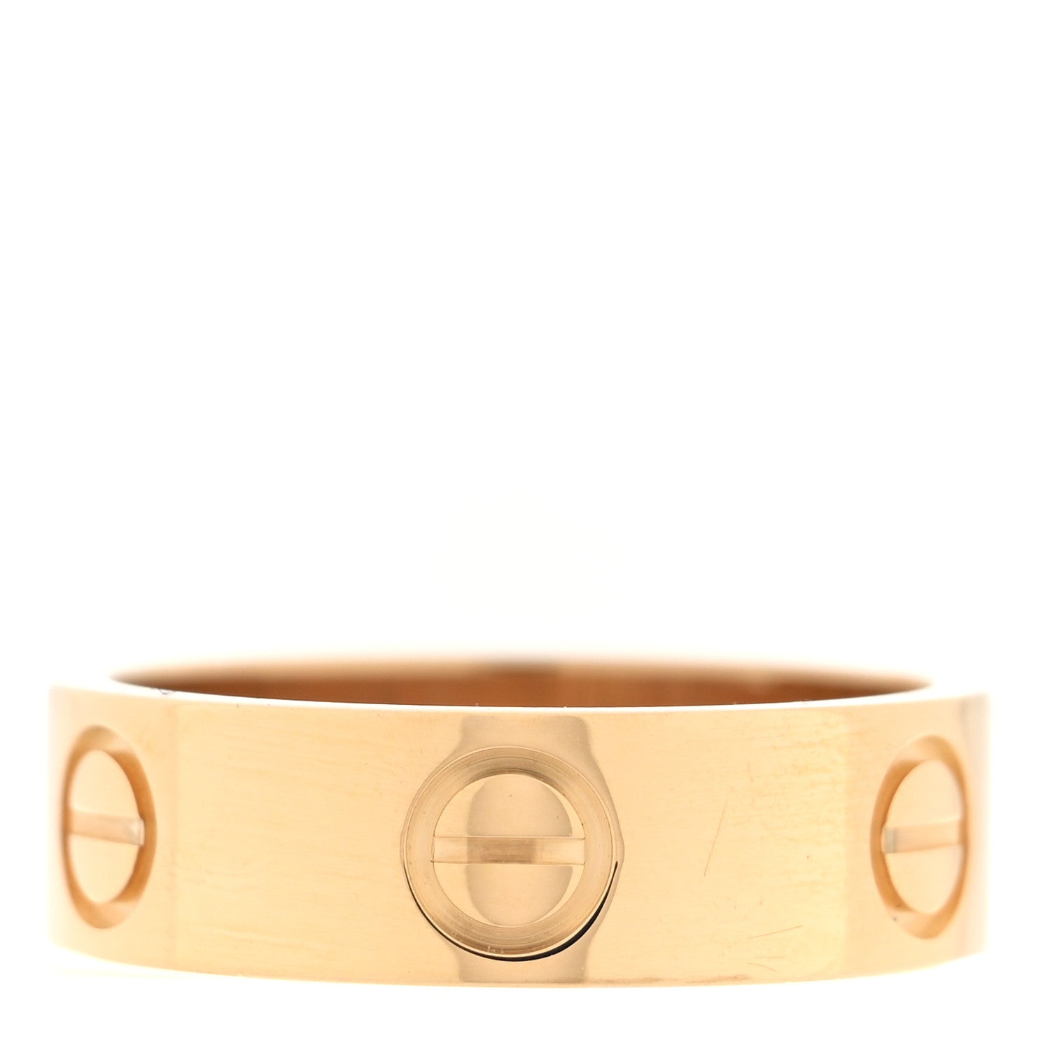 Cartier 18K Yellow Gold 5.5mm LOVE Ring 51 5.75 3 of 5