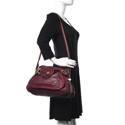 Chloe Calfskin Medium Paraty Dark Red 2 of 13