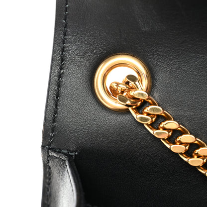 Saint Laurent Smooth Calfskin Classic Monogram Kate Tassel Chain Wallet Black 12 of 13