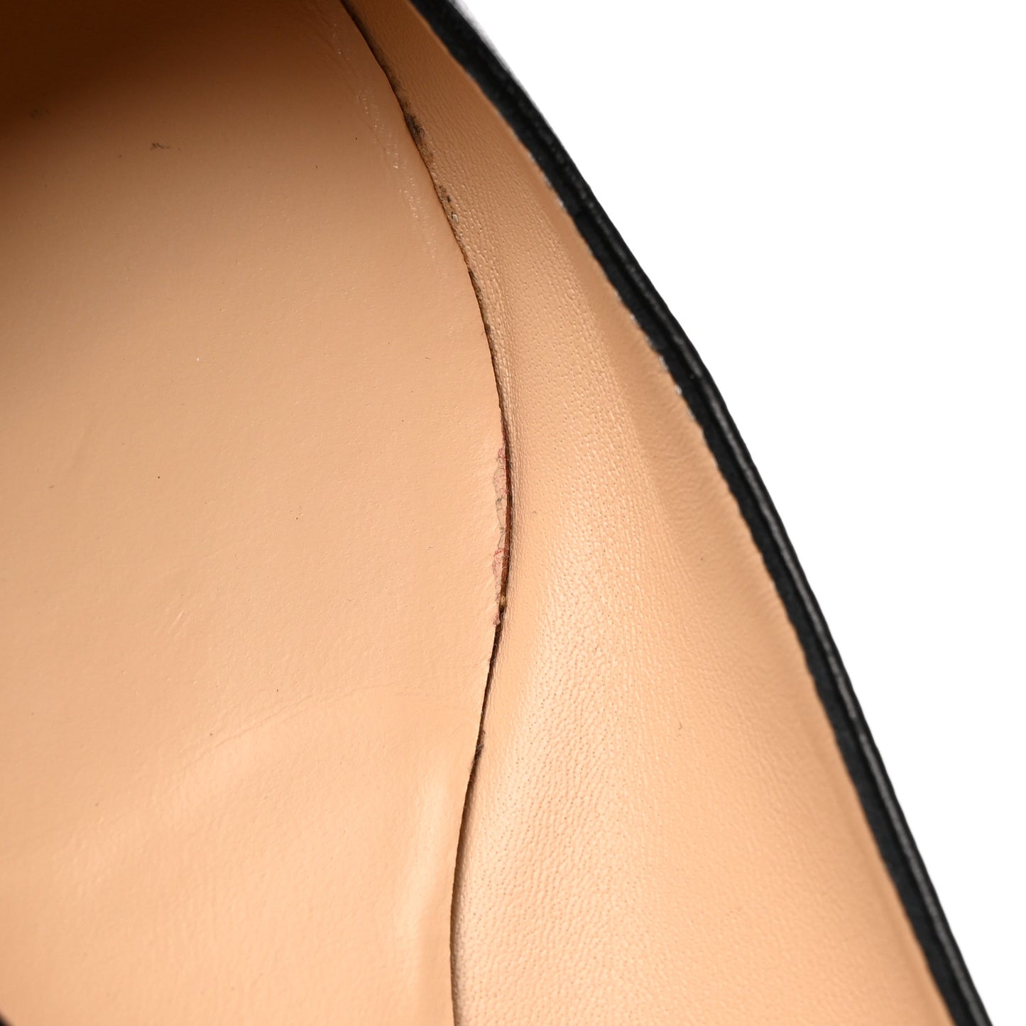 Shiny Nappa Ballalla Flats 37.5 Black