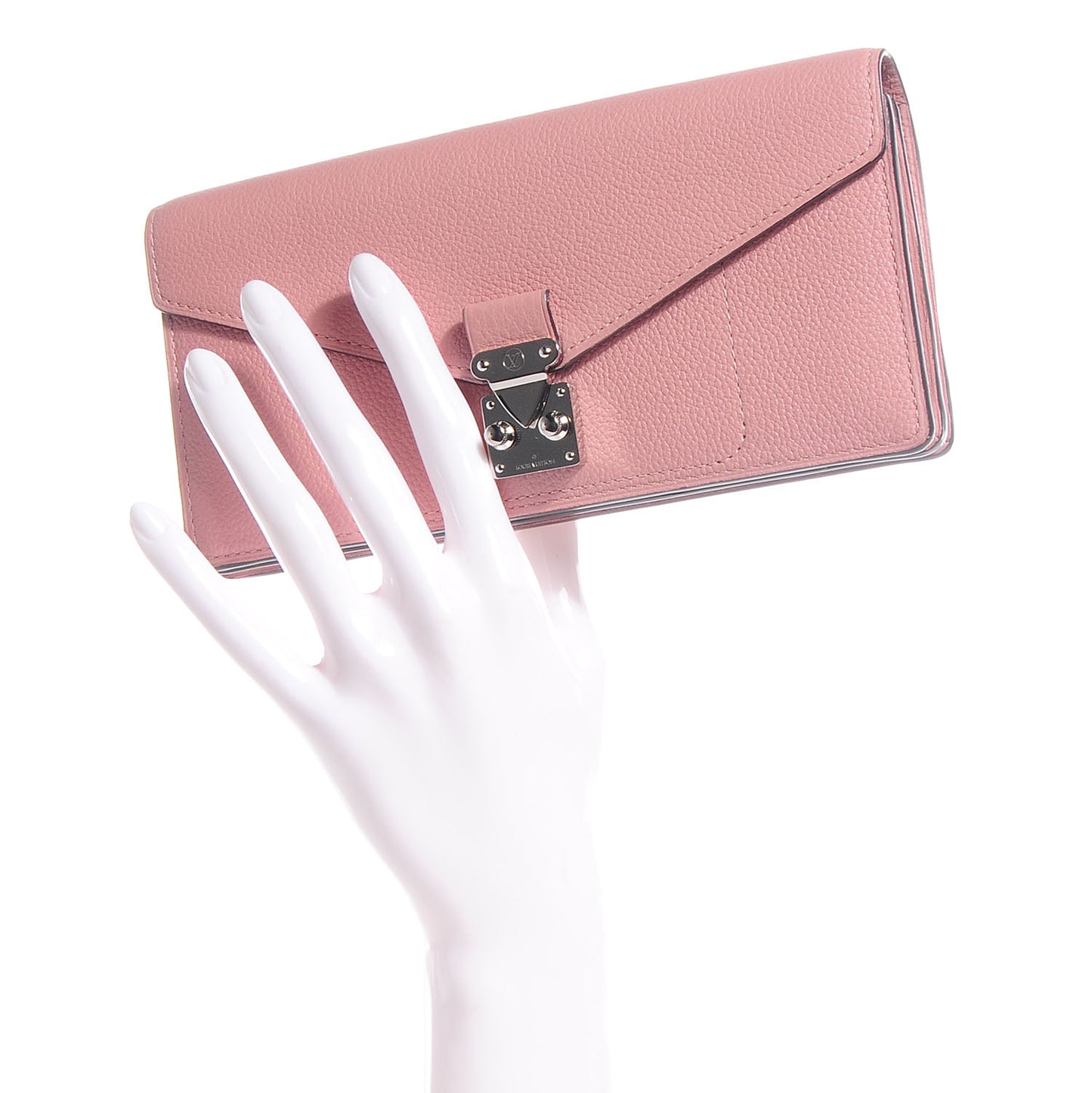 Veau Cachemire Dauphine Wallet Magnolia