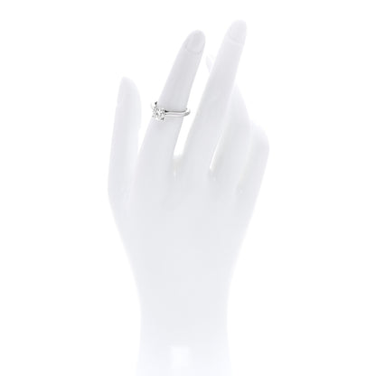 Cartier Platinum Diamond 1.05ct 1895 Solitaire Engagement Ring 51 5.75 2 of 6