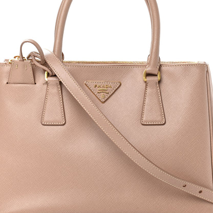 Prada Saffiano Small Galleria Double Zip Tote Cammeo 10 of 21