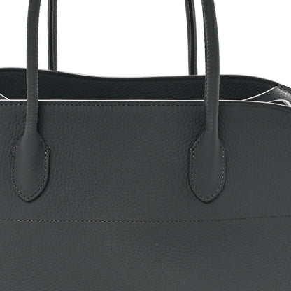 The Row Grained Calfskin EW Margaux Timouse Grey 7 of 9