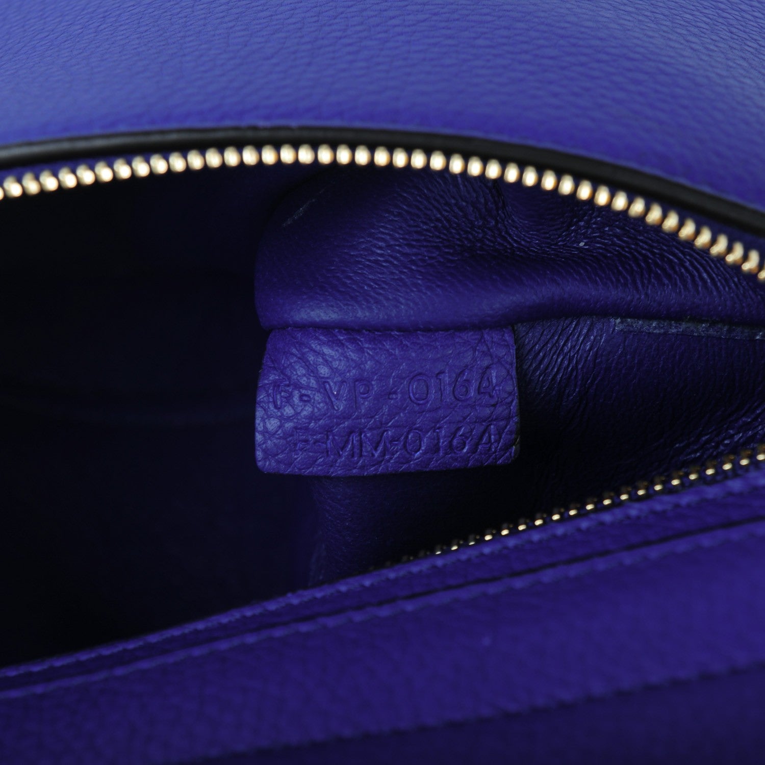 Celine Drummed Calfskin Suede Medium Trapeze Indigo 6 of 9