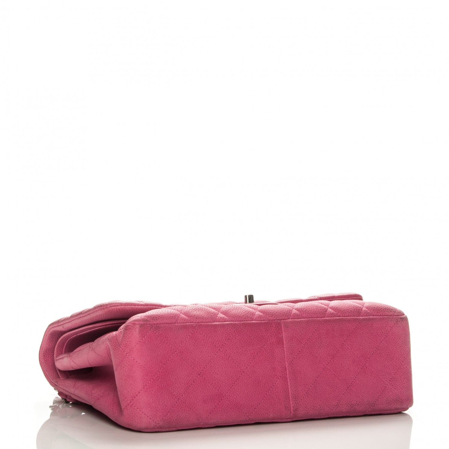 Chanel Iridescent Caviar Quilted Jumbo Double Flap Pink 4 of 12