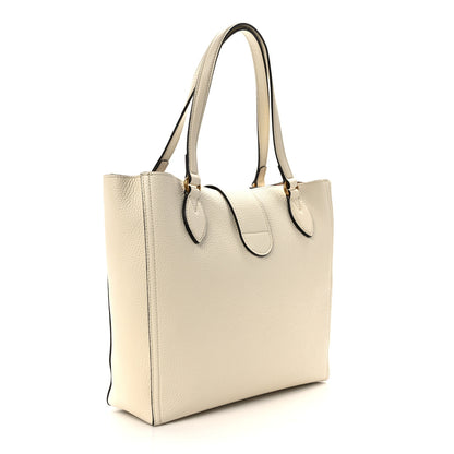 Gucci New Sakai Calfskin Lux Small Dahlia Tote Mystic White 4 of 10