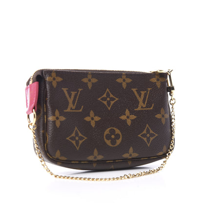 Louis Vuitton Monogram 2020 Christmas Animation Roller Coaster Mini Pochette Accessories Pivoine 2 of 7
