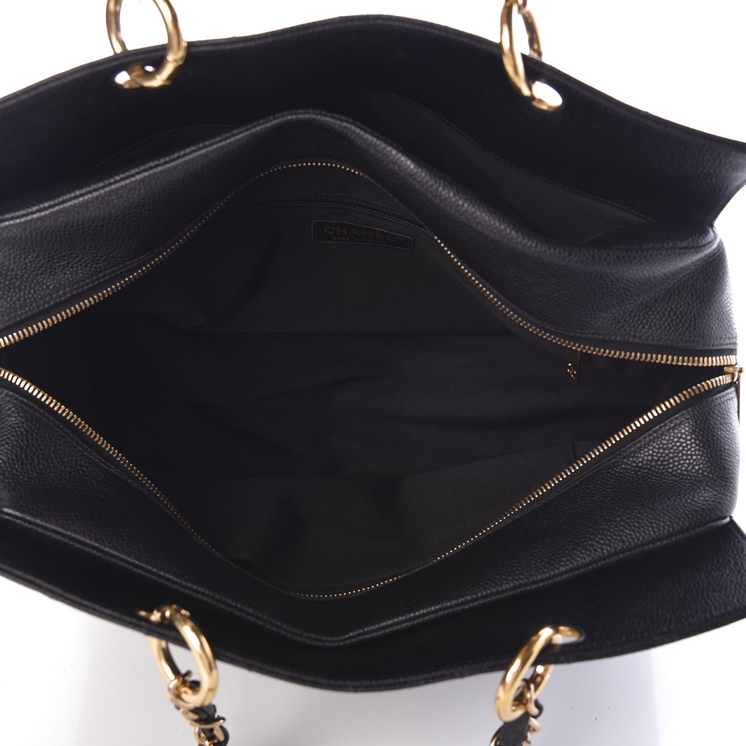Chanel Caviar Quilted Grand Timeless Tote GTT Black 5 of 12