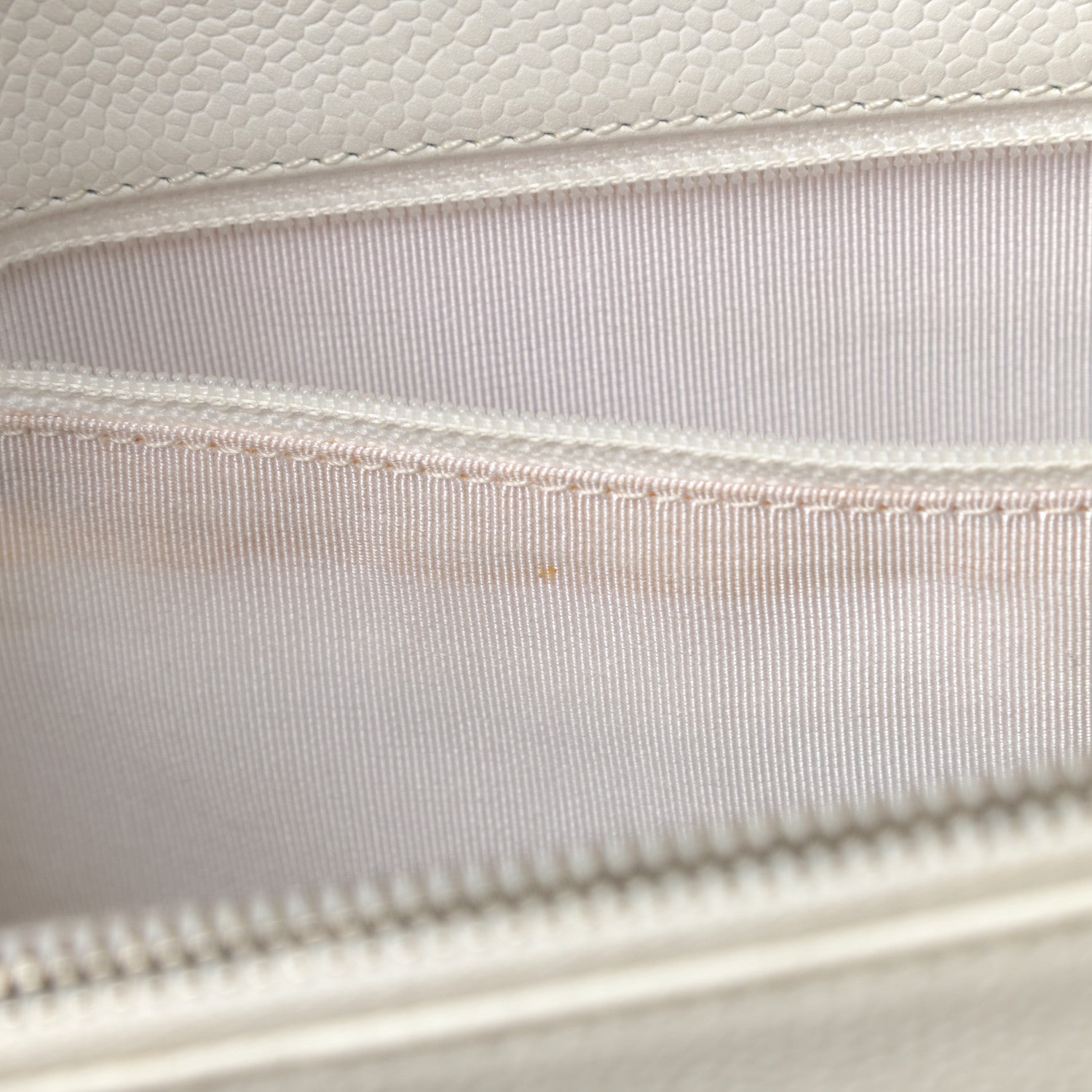 Chanel Caviar Quilted Grand Shopping Tote GST White 12 of 16