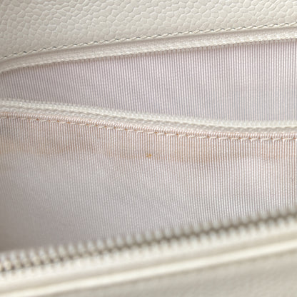 Chanel Caviar Quilted Grand Shopping Tote GST White 12 of 16
