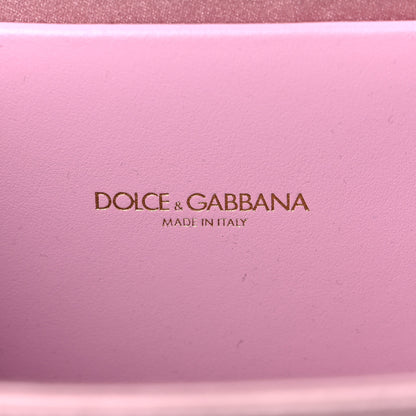 Dolce & Gabbana Silk Small Devotion Envelope Top Handle Bag Pink 6 of 14