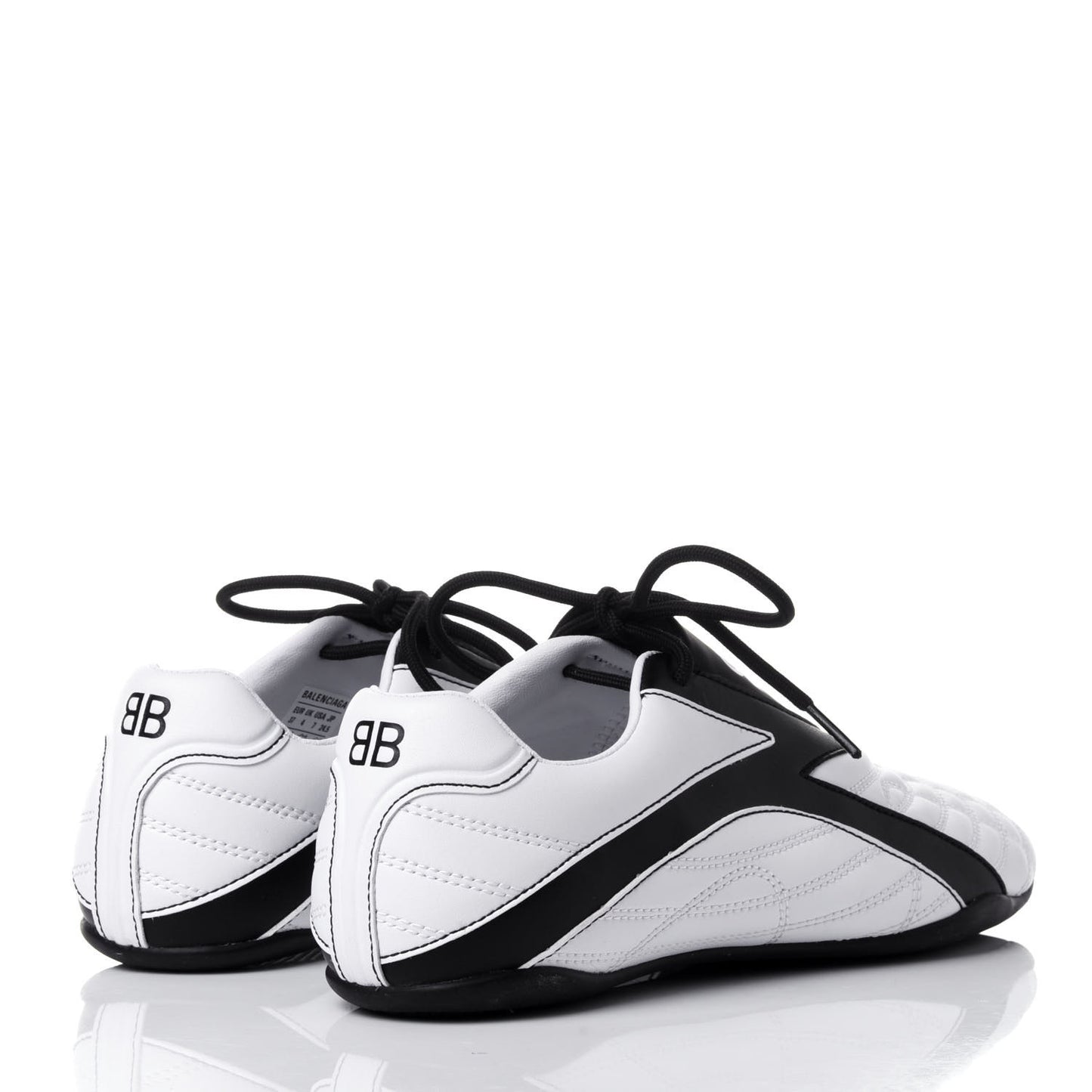 Polyurethane Womens Zen Sneakers 37 White Black
