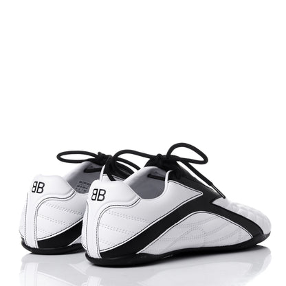 Balenciaga Polyurethane Womens Zen Sneakers 37 White Black 4 of 11