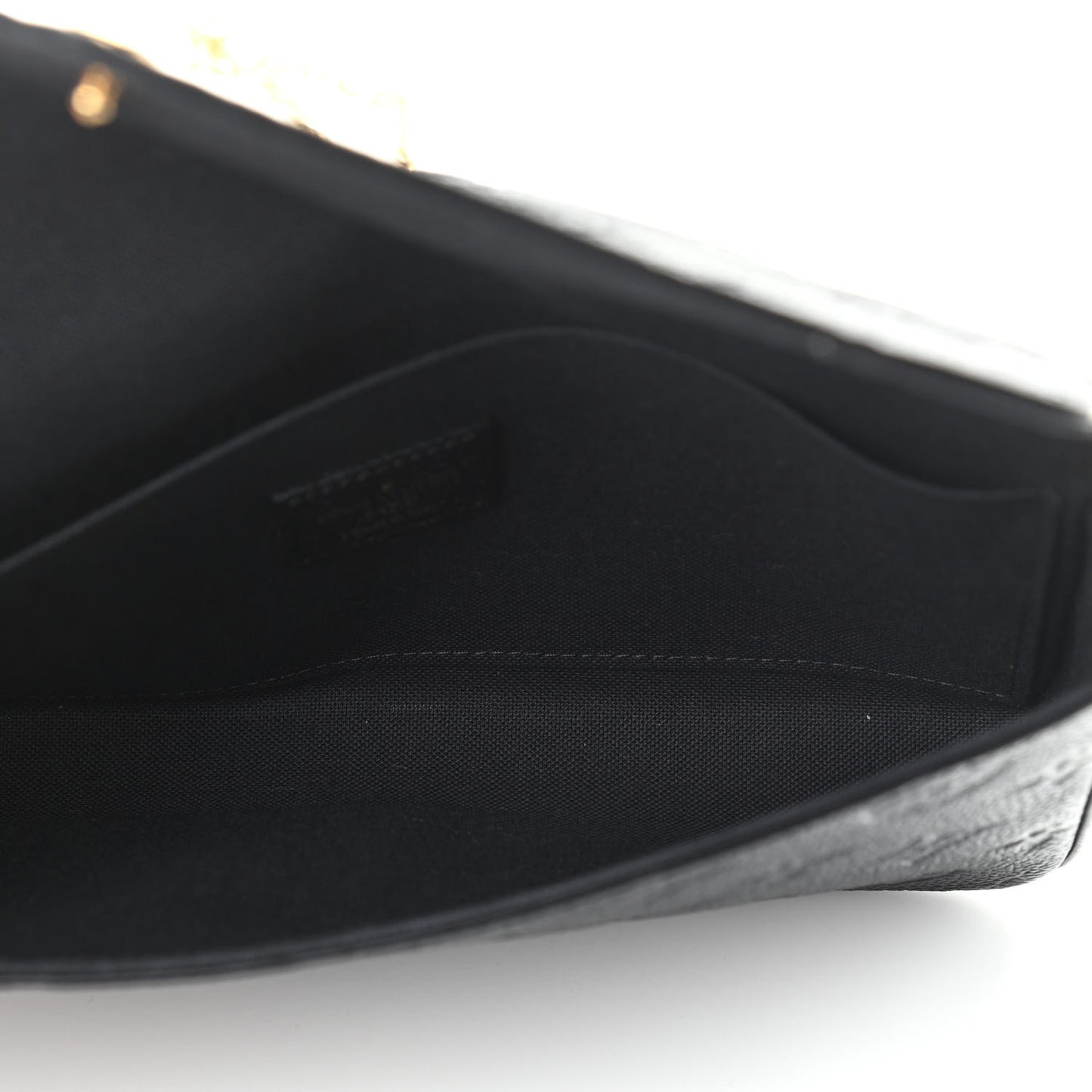 Empreinte Pochette Felicie Chain Wallet Black