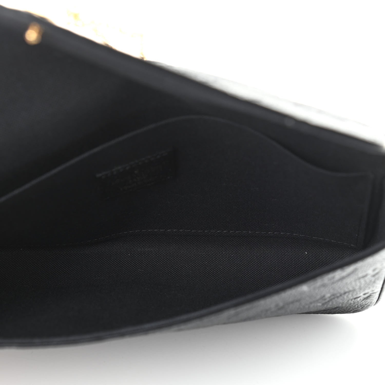 Louis Vuitton Empreinte Pochette Felicie Chain Wallet Black 6 of 12