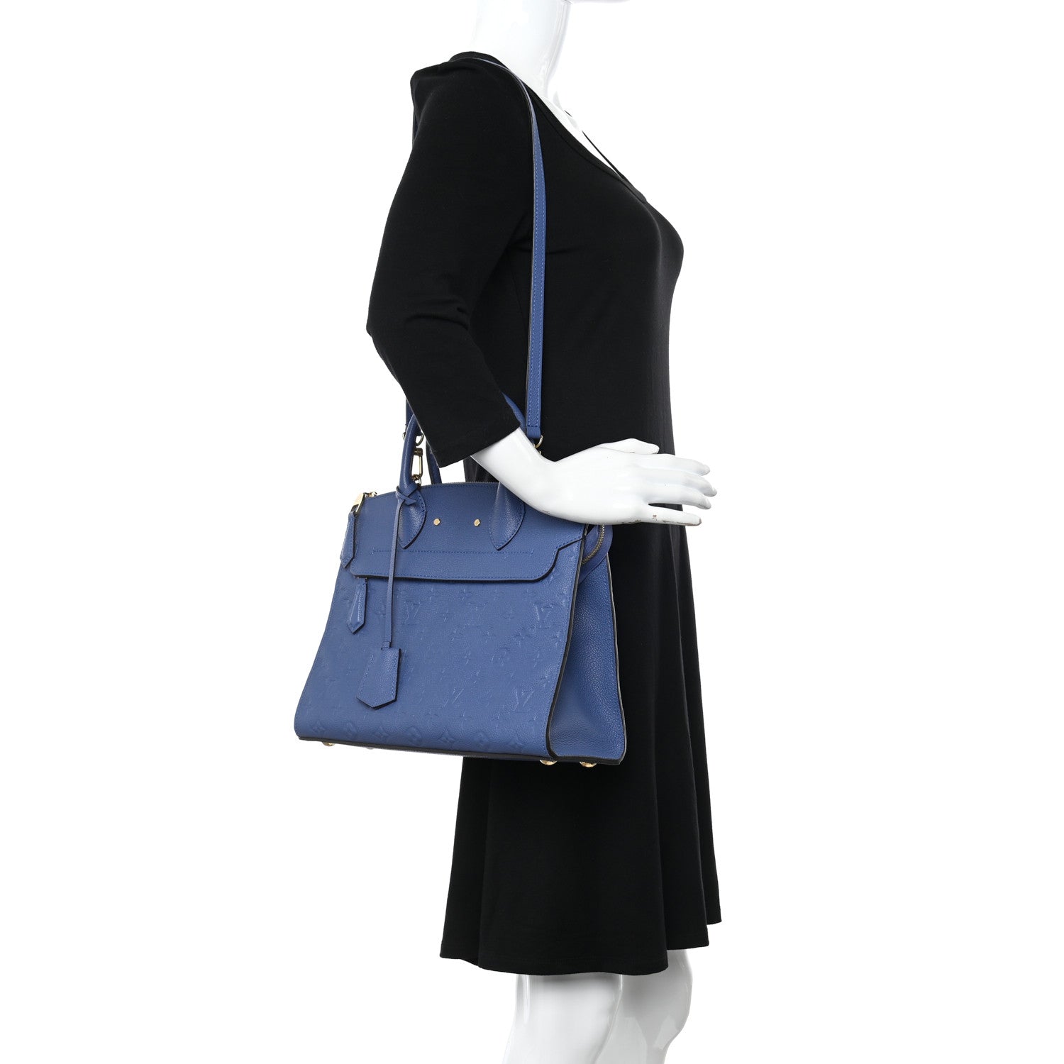 Louis Vuitton Empreinte Pont Neuf MM Denim 2 of 10