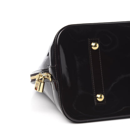 Louis Vuitton Vernis Alma MM Amarante 8 of 10