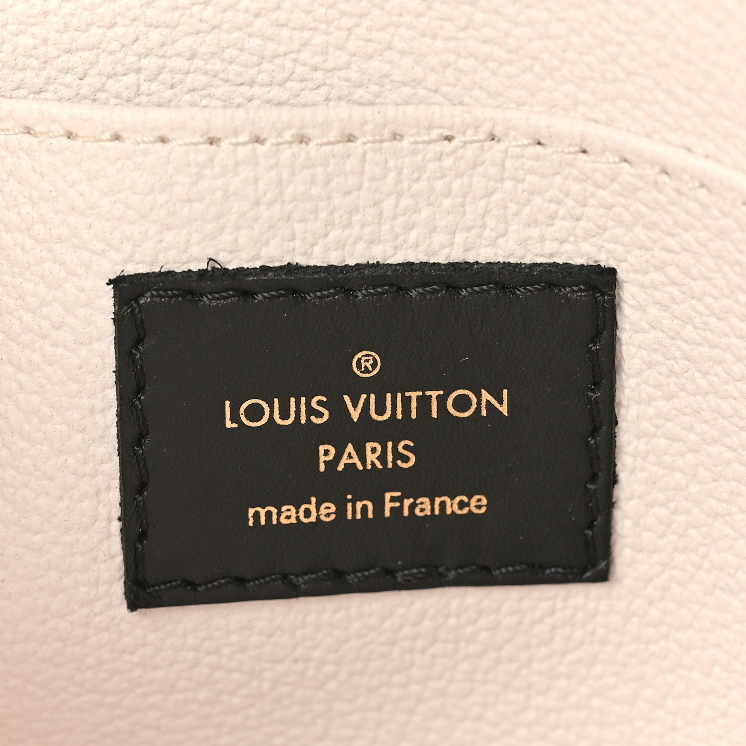 Louis Vuitton Monogram Giant Crafty Cosmetic Pouch Creme Caramel 6 of 11