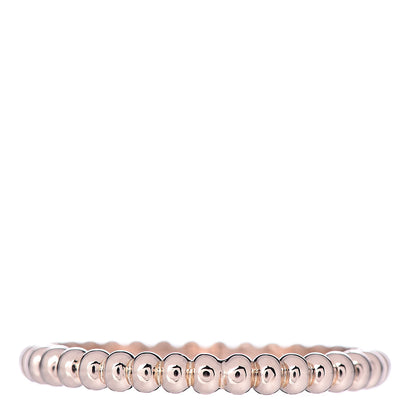 Van Cleef & Arpels 18K Rose Gold Small Perlee Ring 53 6.25 1 of 4