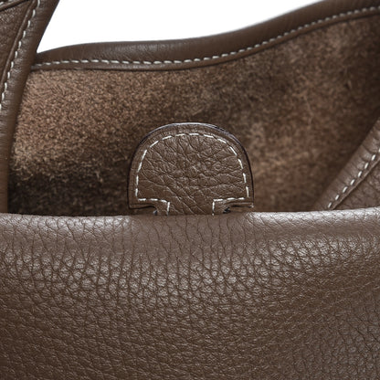 Hermes Taurillon Clemence Evelyne III PM Etoupe 7 of 13