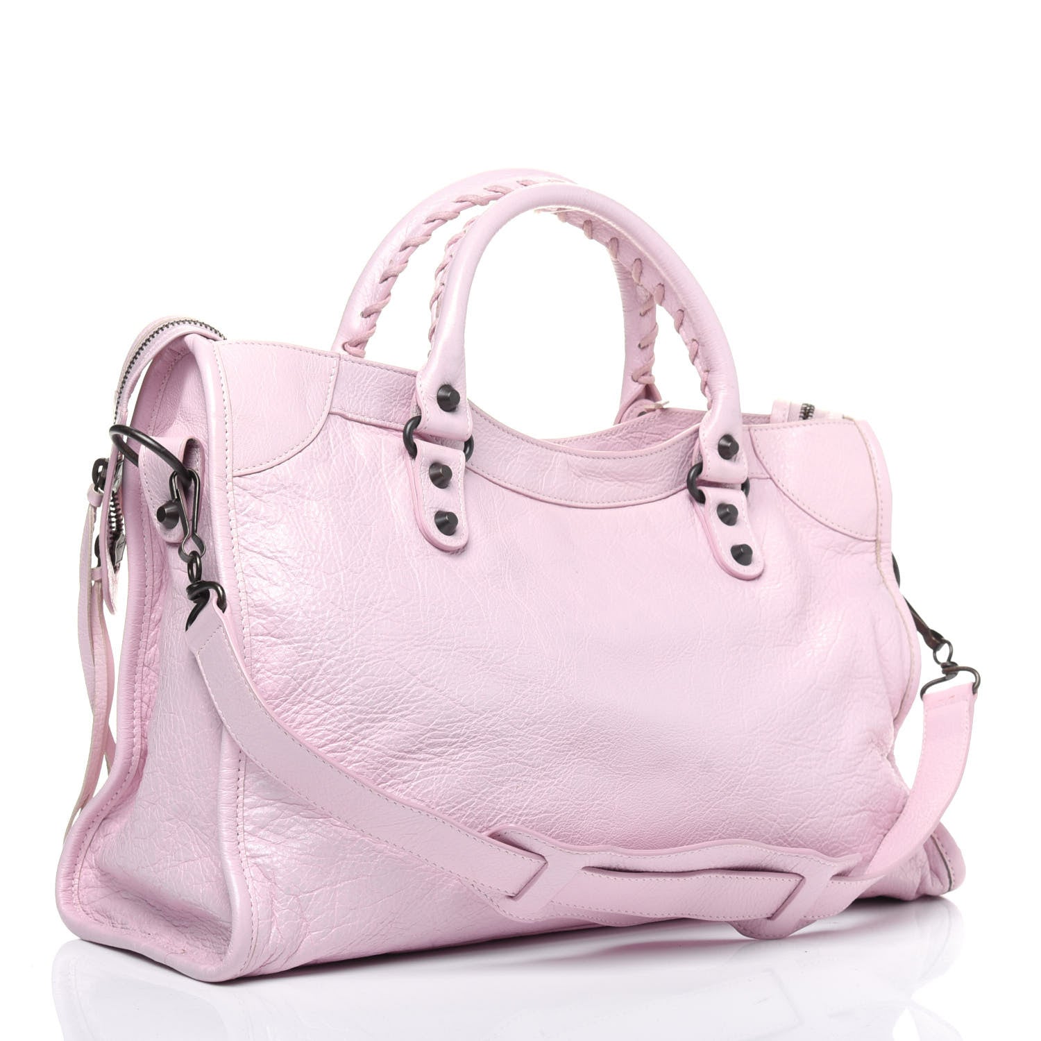 Balenciaga Agneau Classic Hardware City Rose Poudre Rose Petunia 4 of 14