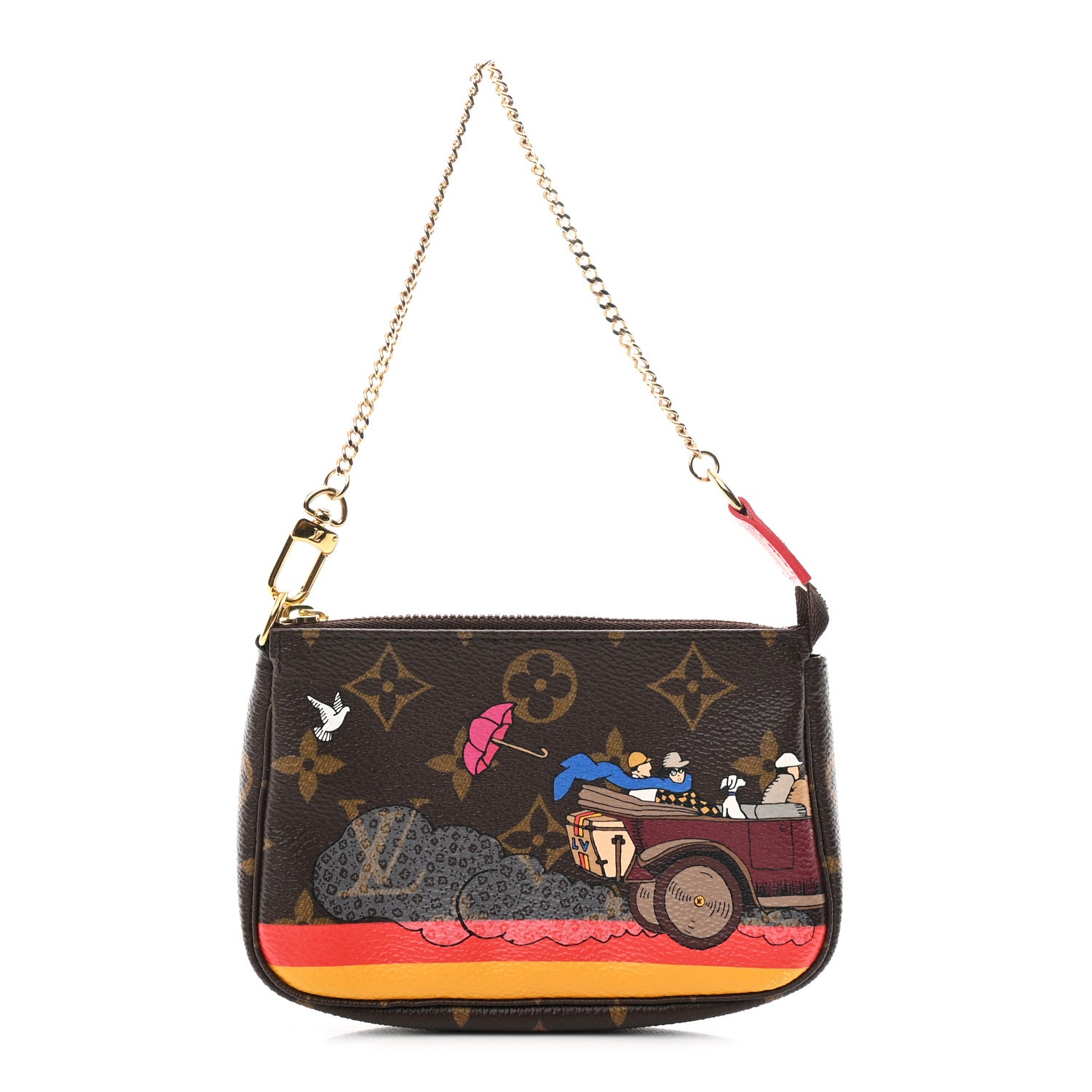Louis Vuitton Monogram 2015 Christmas Animation Mini Pochette Accessories 1 of 8