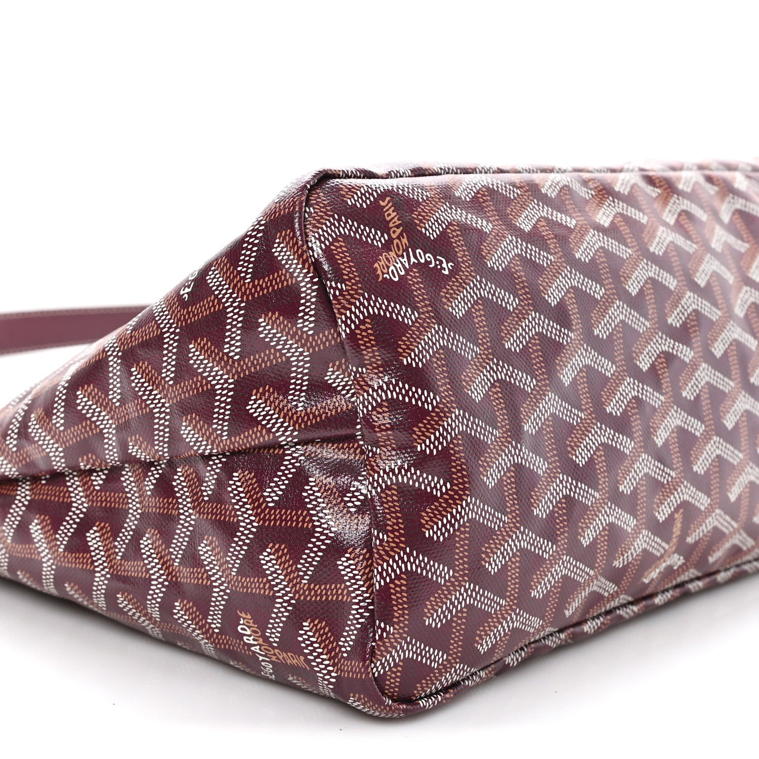 Goyard Goyardine Boheme Hobo Burgundy 10 of 11